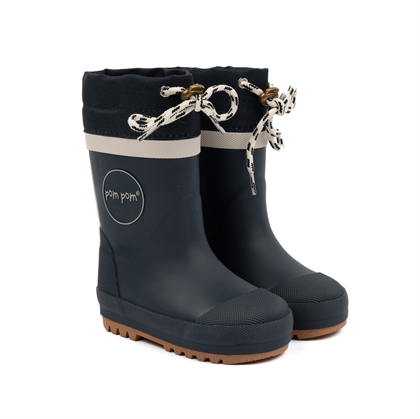 PomPom Thermostøvle GumBoots -  Navy
